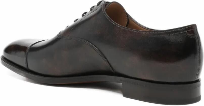 John Lobb City II cap-toe leather Oxford shoes Bruin - Foto 2