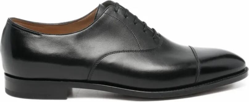 John Lobb City II leather Oxford shoes Zwart