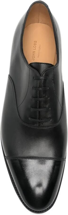 John Lobb City II leather Oxford shoes Zwart - Foto 3