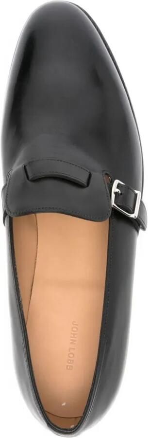 John Lobb Delano loafers met gesp Zwart