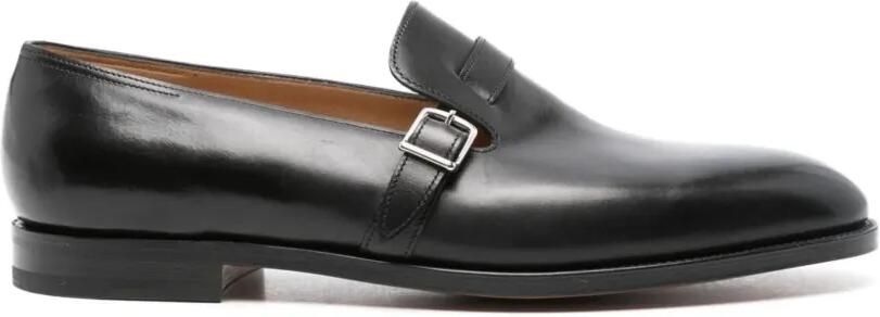 John Lobb Delano loafers met gesp Zwart - Foto 4