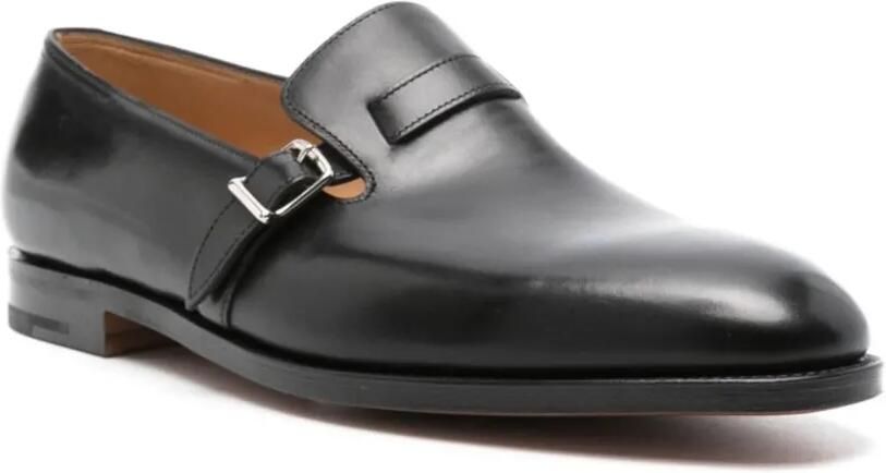 John Lobb Delano loafers met gesp Zwart - Foto 2