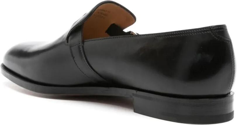 John Lobb Delano loafers met gesp Zwart - Foto 3