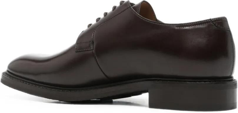 John Lobb Leren Derby schoenen Bruin - Foto 4