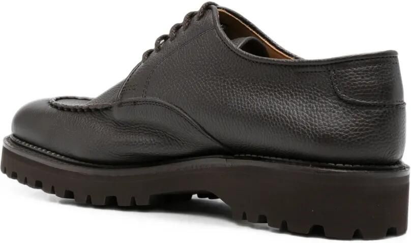 John Lobb Land leren derby schoenen Bruin