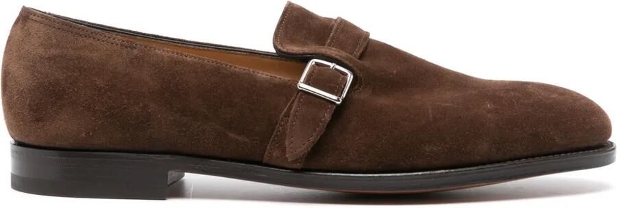 John Lobb Loafers met gesp Bruin