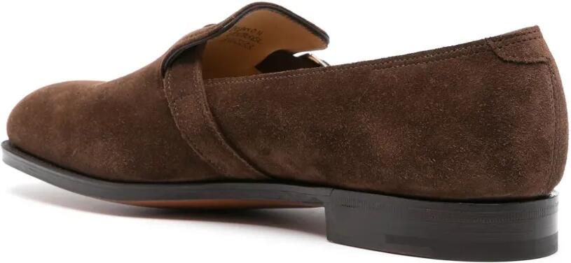 John Lobb Loafers met gesp Bruin - Foto 2