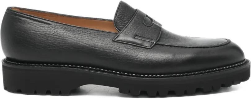 John Lobb Lopez leather loafers Zwart
