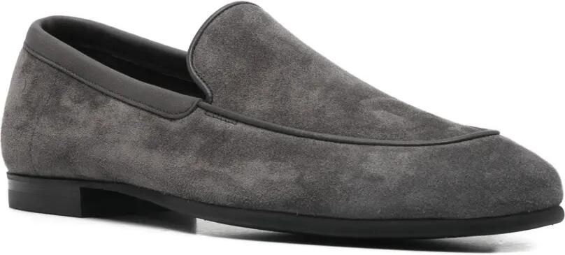 John Lobb Platte leren schoenen Grijs - Foto 2