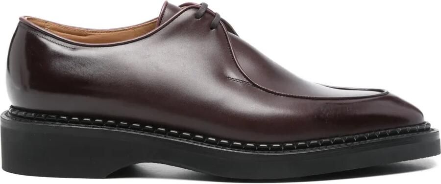 John Lobb Smith leren derby schoenen Bruin