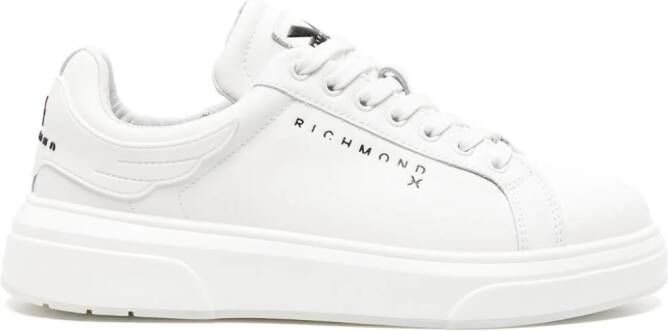 John Richmond Sneakers met logoprint Wit