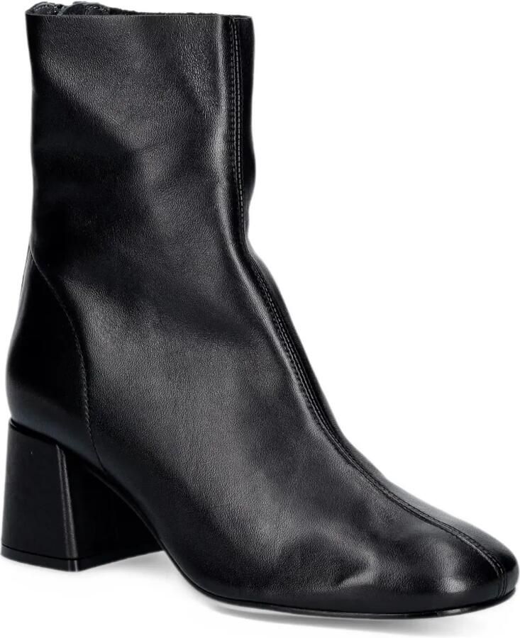 JONAK PARIS block-heel leather boots Zwart