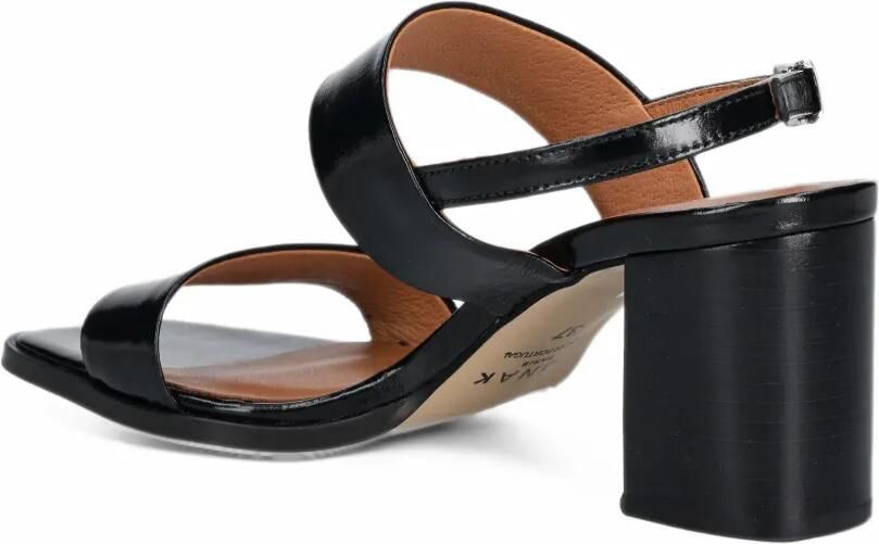 JONAK PARIS block-heel leather sandals Zwart - Foto 2