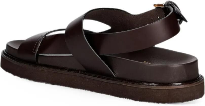 JONAK PARIS Lagune leren sandalen met gespsluiting Bruin - Foto 3