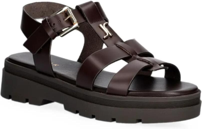 JONAK PARIS Liverpool sandalen met gespsluiting Bruin - Foto 3