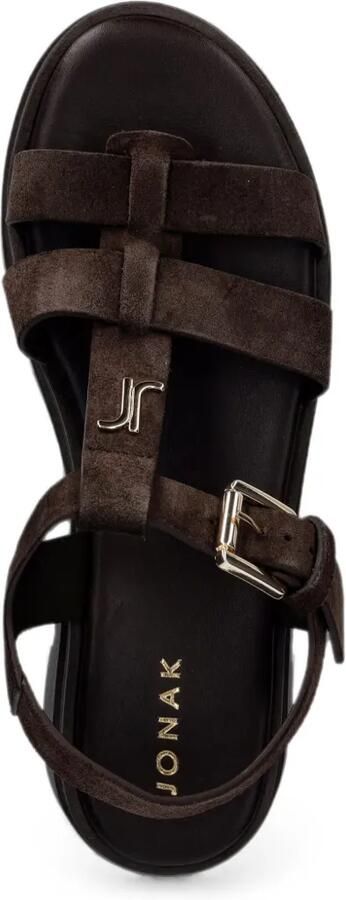 JONAK PARIS Liverpool sandalen met gespsluiting Bruin - Foto 4