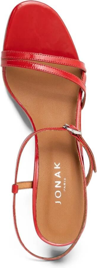 JONAK PARIS patent-finish sandals Rood - Foto 4