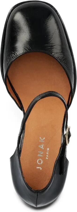 JONAK PARIS Pumps met plateauzool en gespsluiting Zwart - Foto 4