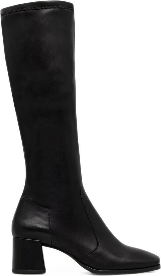 JONAK PARIS square-toe knee-high boots Zwart
