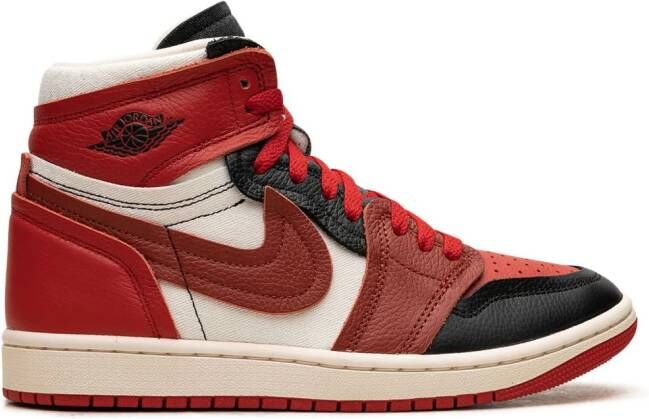 Jordan 1 high-top sneakers Rood