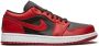 Jordan 1 low top sneakers leer polyamide rubber 10.5 Rood - Thumbnail 1