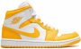 Jordan " 1 Mid sneakers White University Gold" Geel - Thumbnail 1