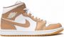 Jordan 1 Mid sneakers rubber leer Stof 10.5 Wit - Thumbnail 1