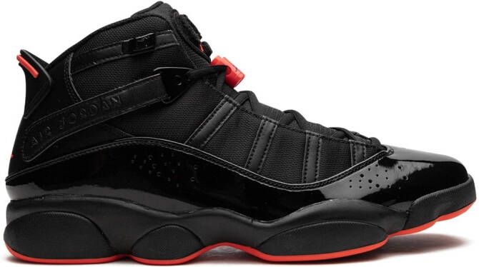 Jordan " 6 Rings Black Infrared sneakers" Zwart