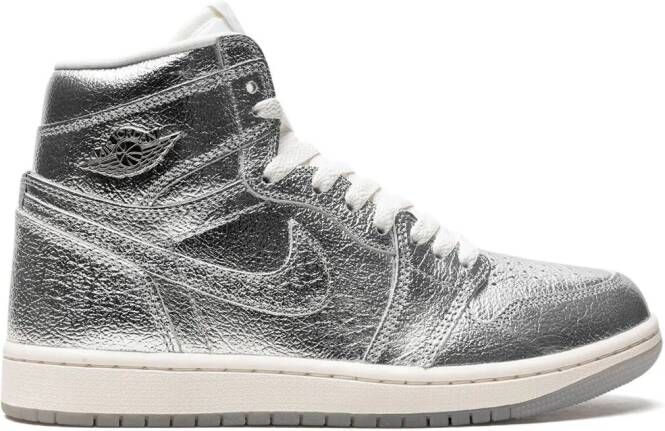 Jordan Air 1 OG "Metallic Silver" sneakers Zilver