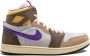 Jordan "Air 1 High Zoom Air CMFT 2 Palomino Wild Berry sneakers" Bruin - Thumbnail 1