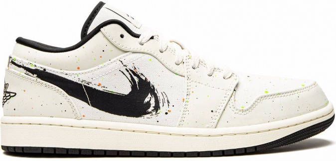 Jordan Air 1 Low SE sneakers rubber leer Polyester 11.5 Oranje