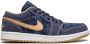 Jordan Air 1 Low sneakers rubber canvas Stof 10.5 Blauw - Thumbnail 1