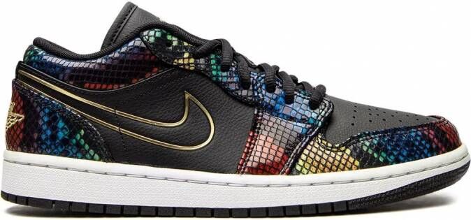 Jordan Air 1 Low sneakers dames rubber polyurethaan 5.5 Zwart