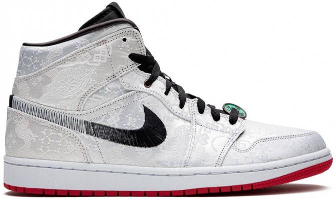 Jordan Air 1 Mid 'Fearless Edison Chen' sneakers Wit