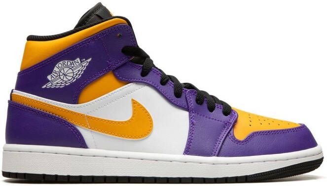 Jordan Air 1 Mid 'Lakers' sneakers Paars