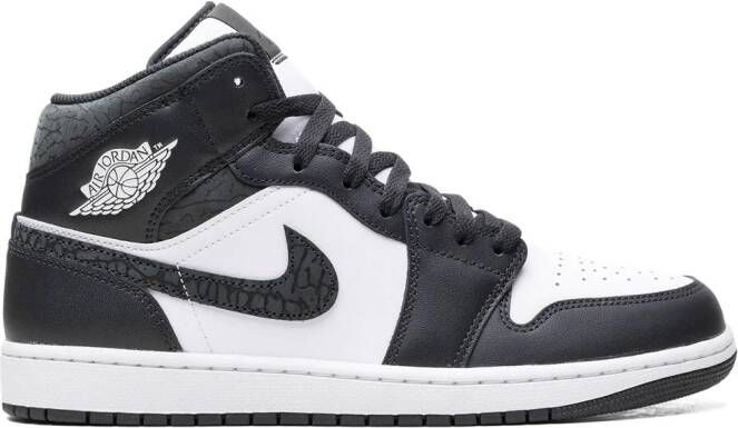 Jordan Air 1 Mid "Panda Elephant" sneakers Zwart