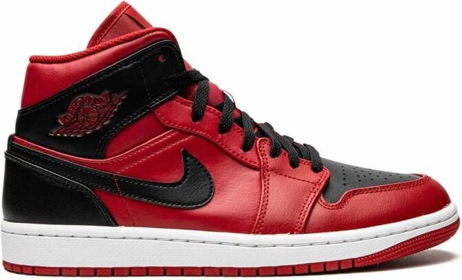 Jordan "Air 1 Mid Reverse Bred sneakers" Zwart