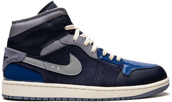 Jordan Air 1 Mid SE Craft “Obsidian” sneakers Blauw