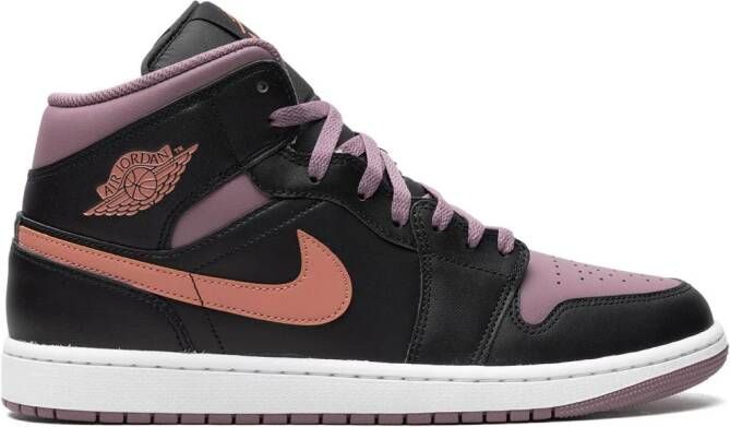 Jordan Air 1 Mid "Sky J Mauve" sneakers Zwart