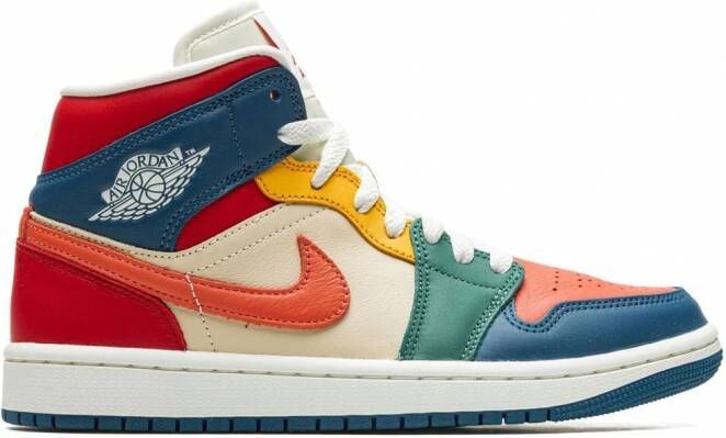 Jordan Air 1 Mid SE "Multi-Color" sneakers Wit