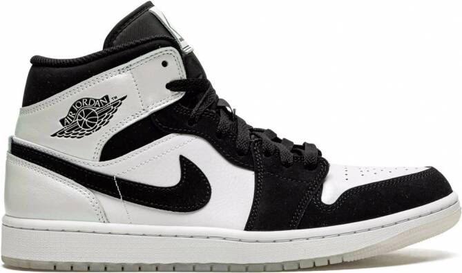 Jordan Air 1 Mid SE "Diamond" sneakers Zwart