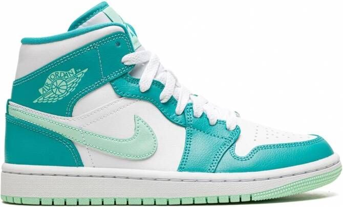 Jordan Air 1 Mid 'Washed Teal' sneakers Blauw