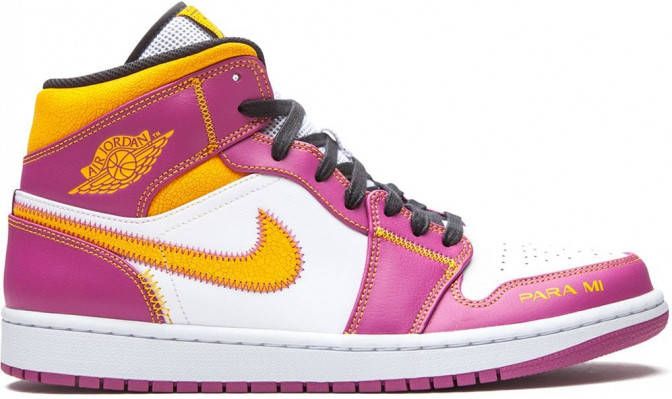 Jordan Air 1 mid-top sneakers Roze