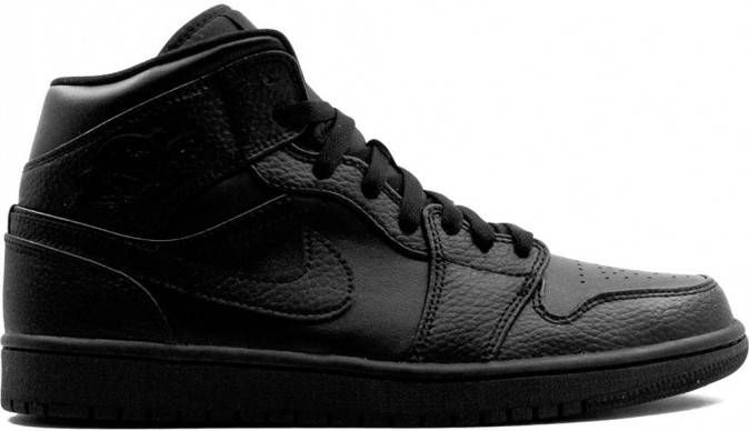 Jordan Air 1 mid-top sneakers Zwart