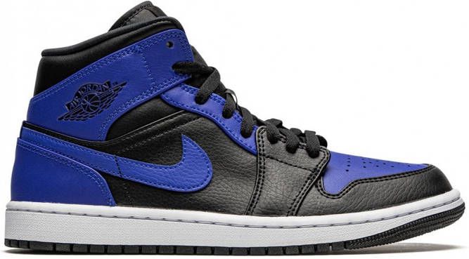 Jordan Air 1 mid-top sneakers Zwart