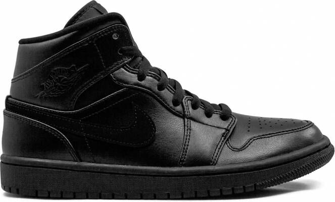 Jordan Air 1 mid-top sneakers Zwart