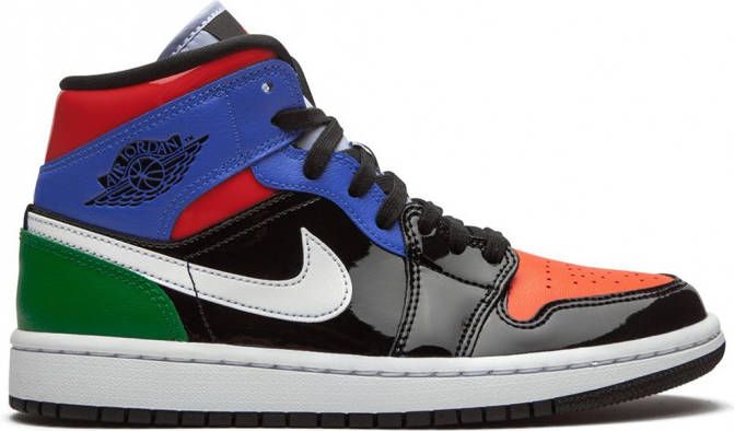 Jordan Air 1 mid-top sneakers Zwart