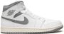 Jordan Air 1 Mid "White Stealth Grey sneakers Wit - Thumbnail 1