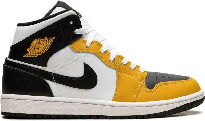 Jordan Air 1 Mid "Yellow Ochre" sneakers Geel