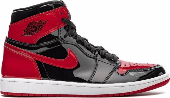 Jordan Air 1 Retro High OG "Bred Patent" sneakers Zwart